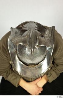 Ancient gladiator helmet  1 head helmet with bird 0009.jpg